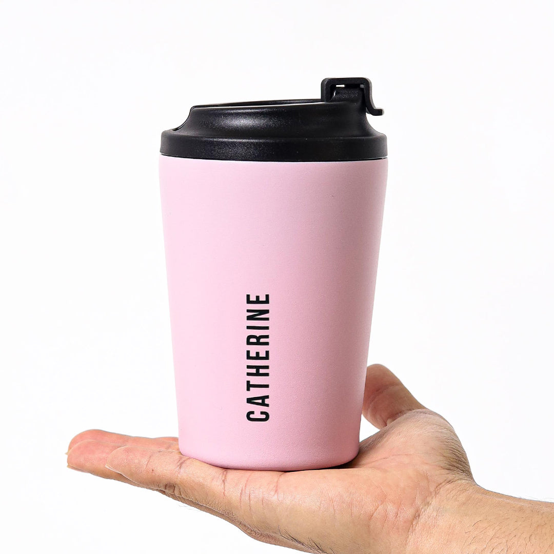 Bubblegum Pink Kopi Cup  - Vertical Font