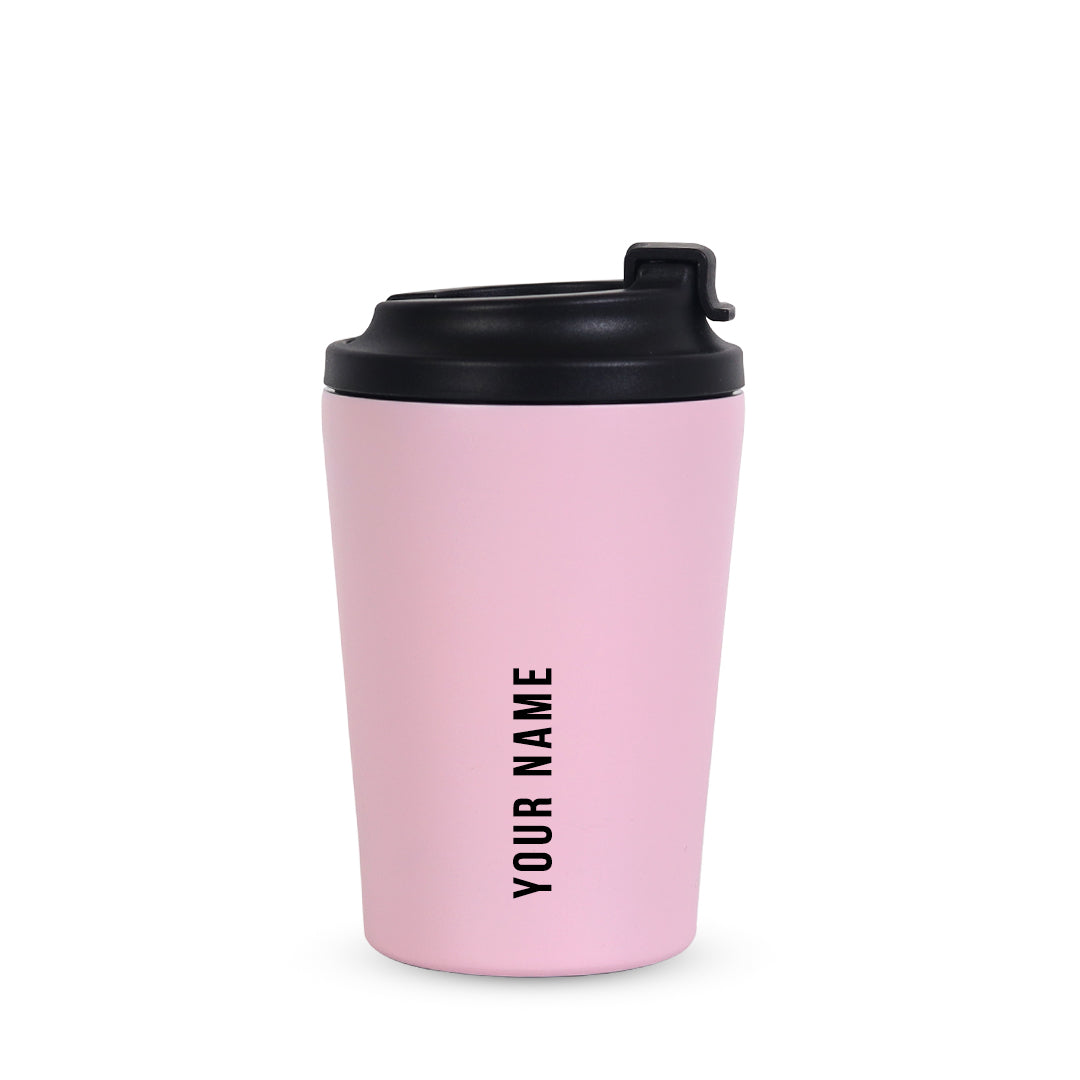 Bubblegum Pink Kopi Cup  - Vertical Font