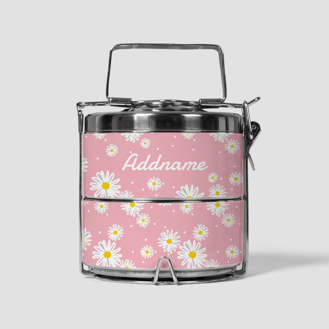 Daisy Series - Blush - Two-Tier Tiffin Carrier