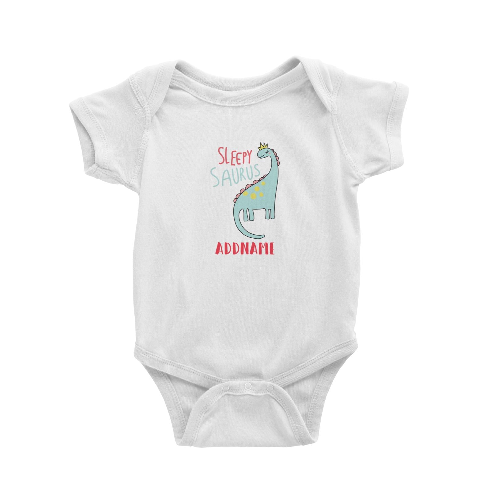 Cool Vibrant Series Sleepysaurus Addname Baby Romper [SALE]