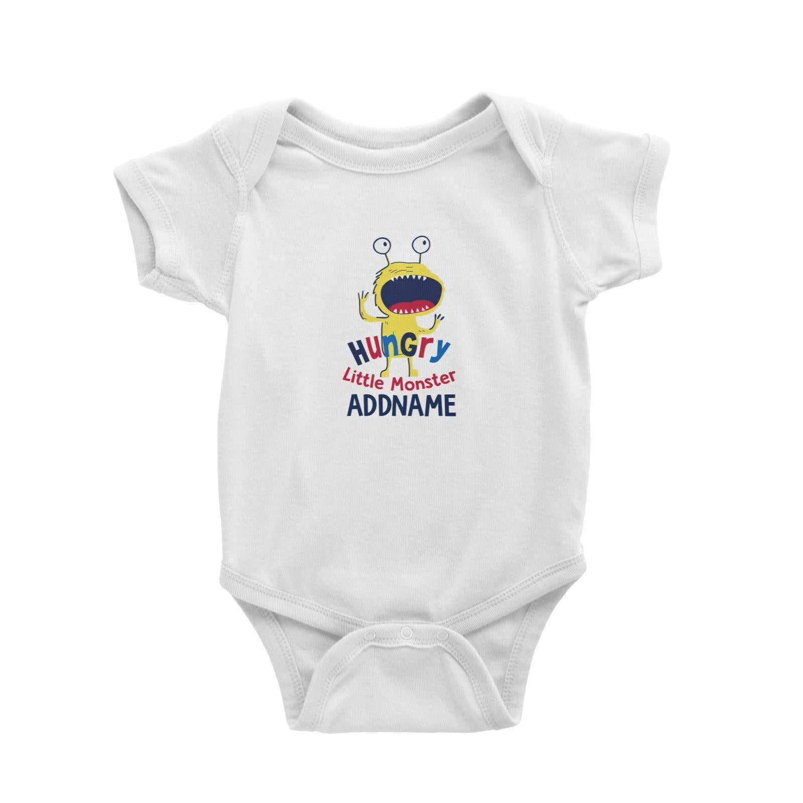 Cool Vibrant Series Hungry Little Monster Addname Baby Romper