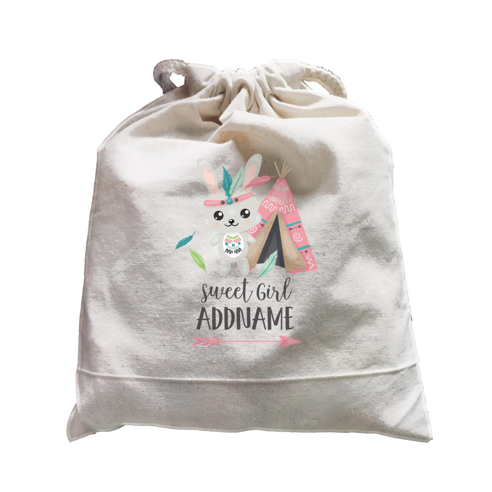 Cute Tribe Animals Rabbit Sweet Girl Addname Satchel