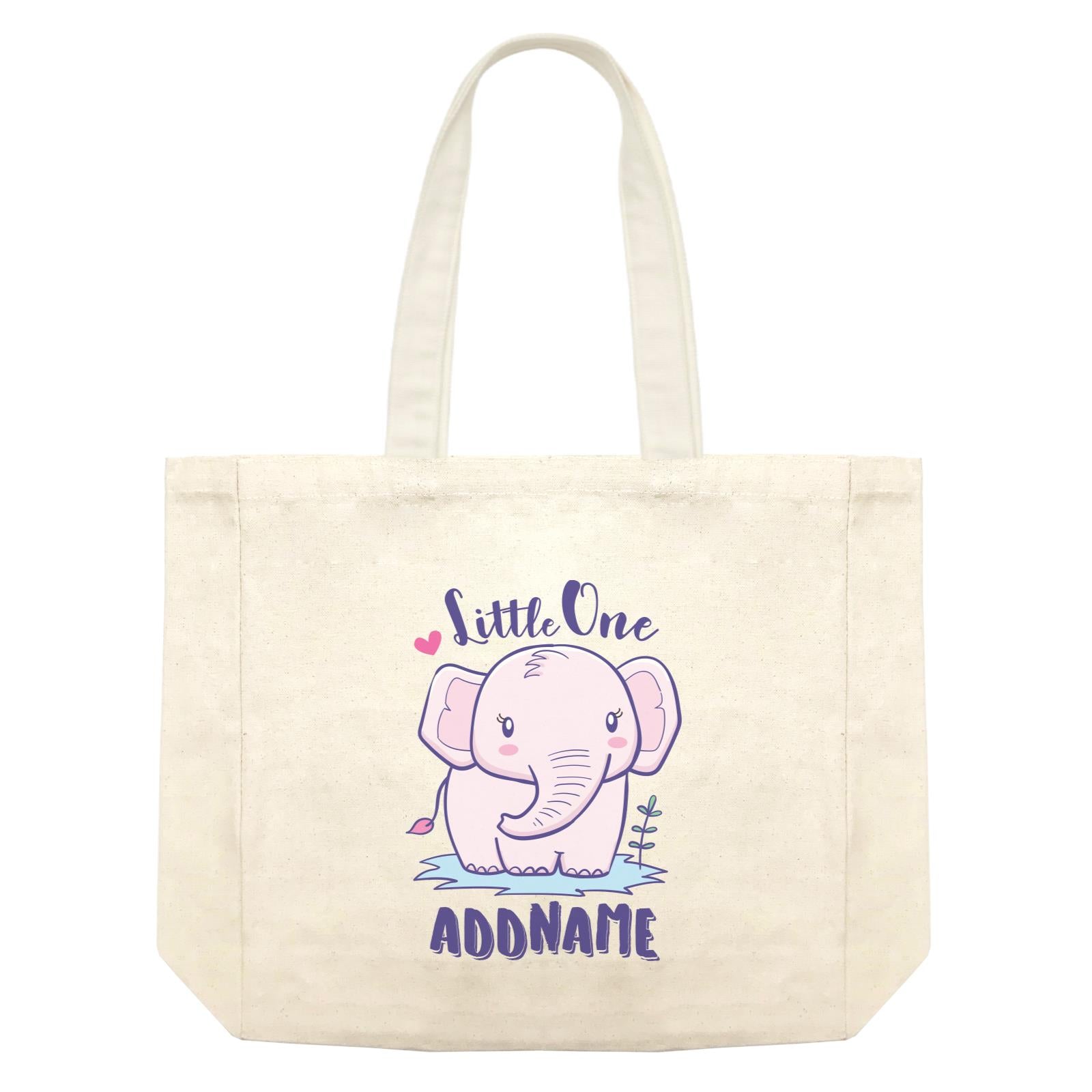 Cool Cute Animals Elephant Little One Addname Shopping Bag