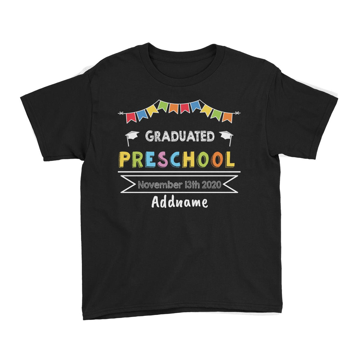 Graduation Series Colorful Graduated Pre-school Kid's T-Shirt - FamsyMall