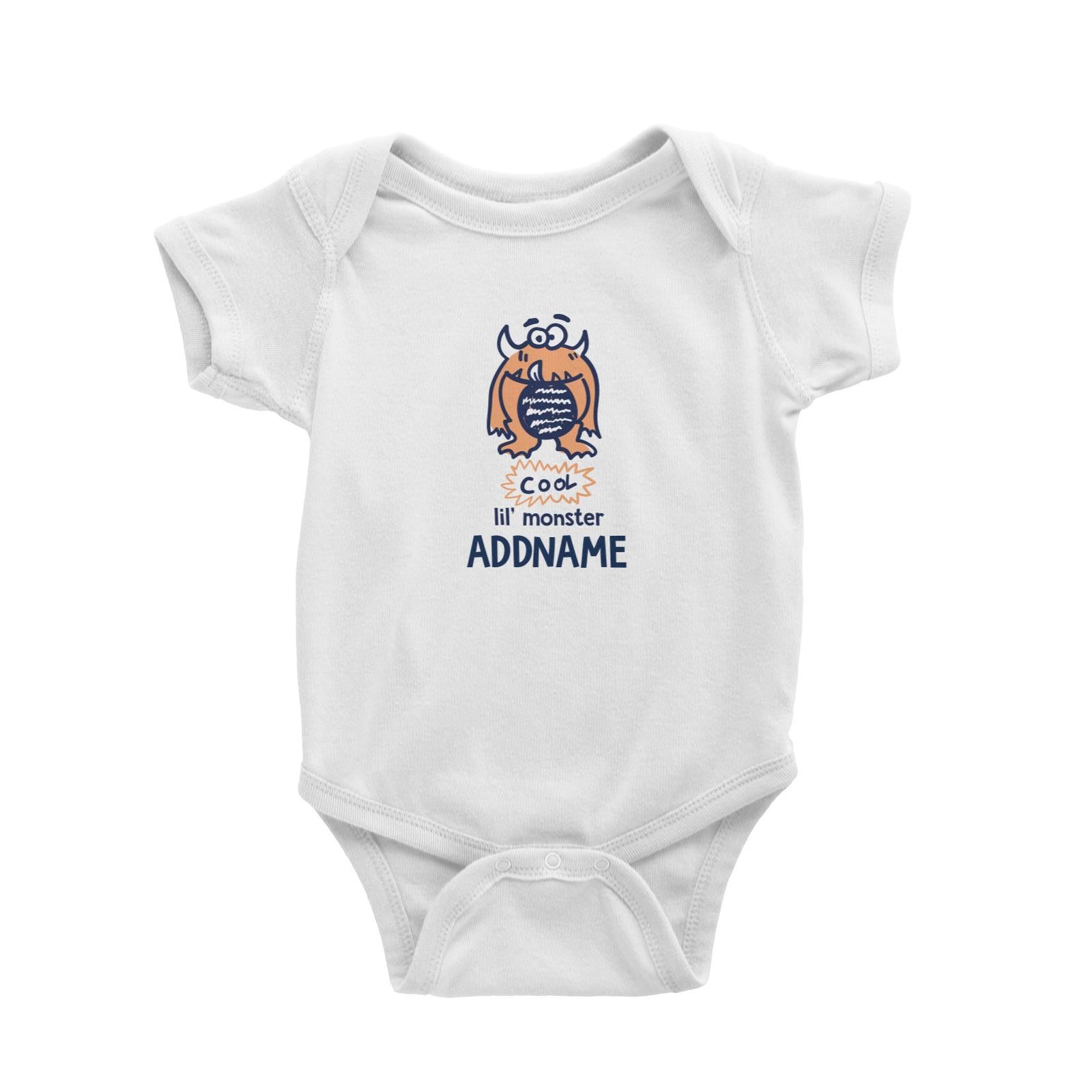 Cool Vibrant Series Cool Lil' Monster Addname Baby Romper