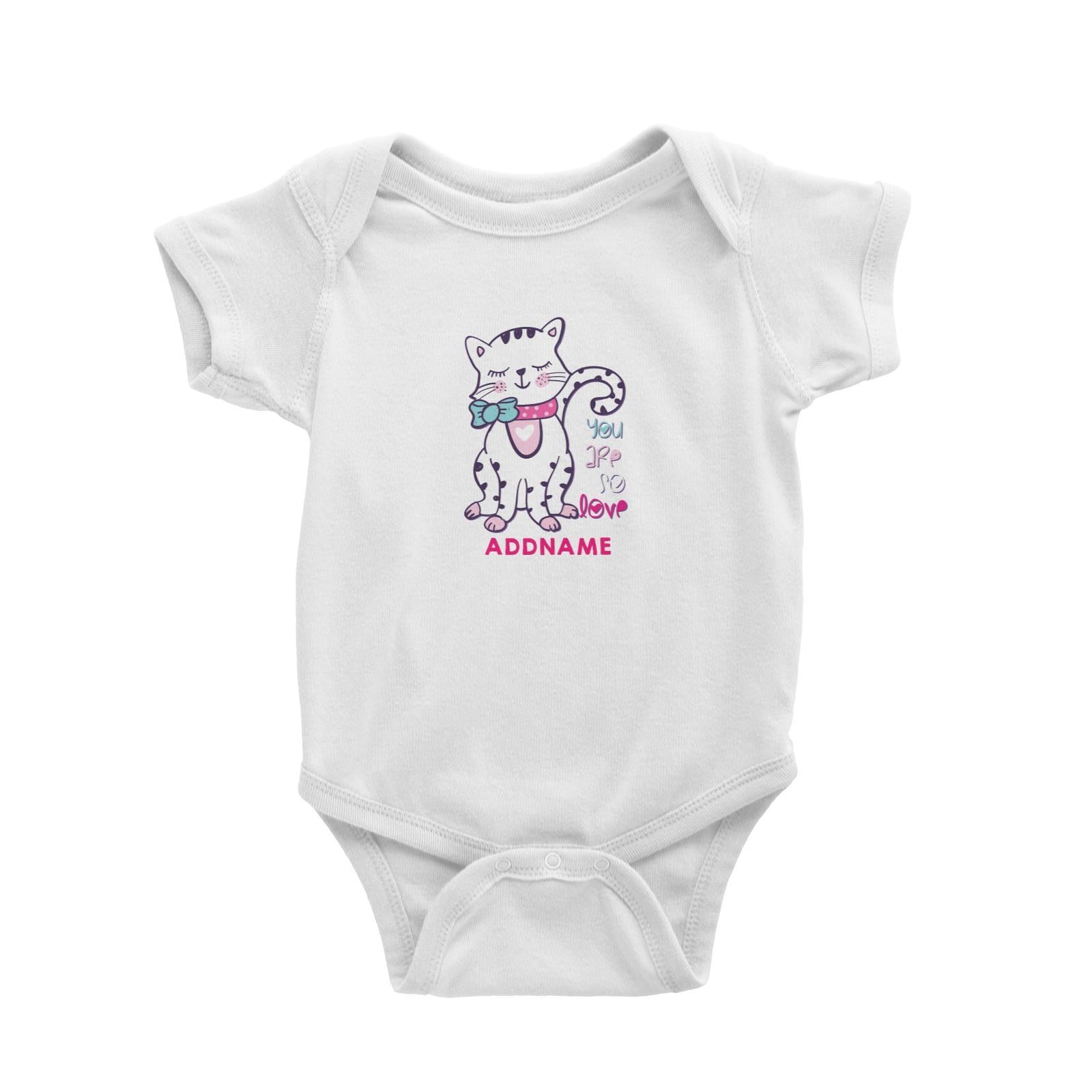 Cool Vibrant Series You Are So Love Addname Baby Romper