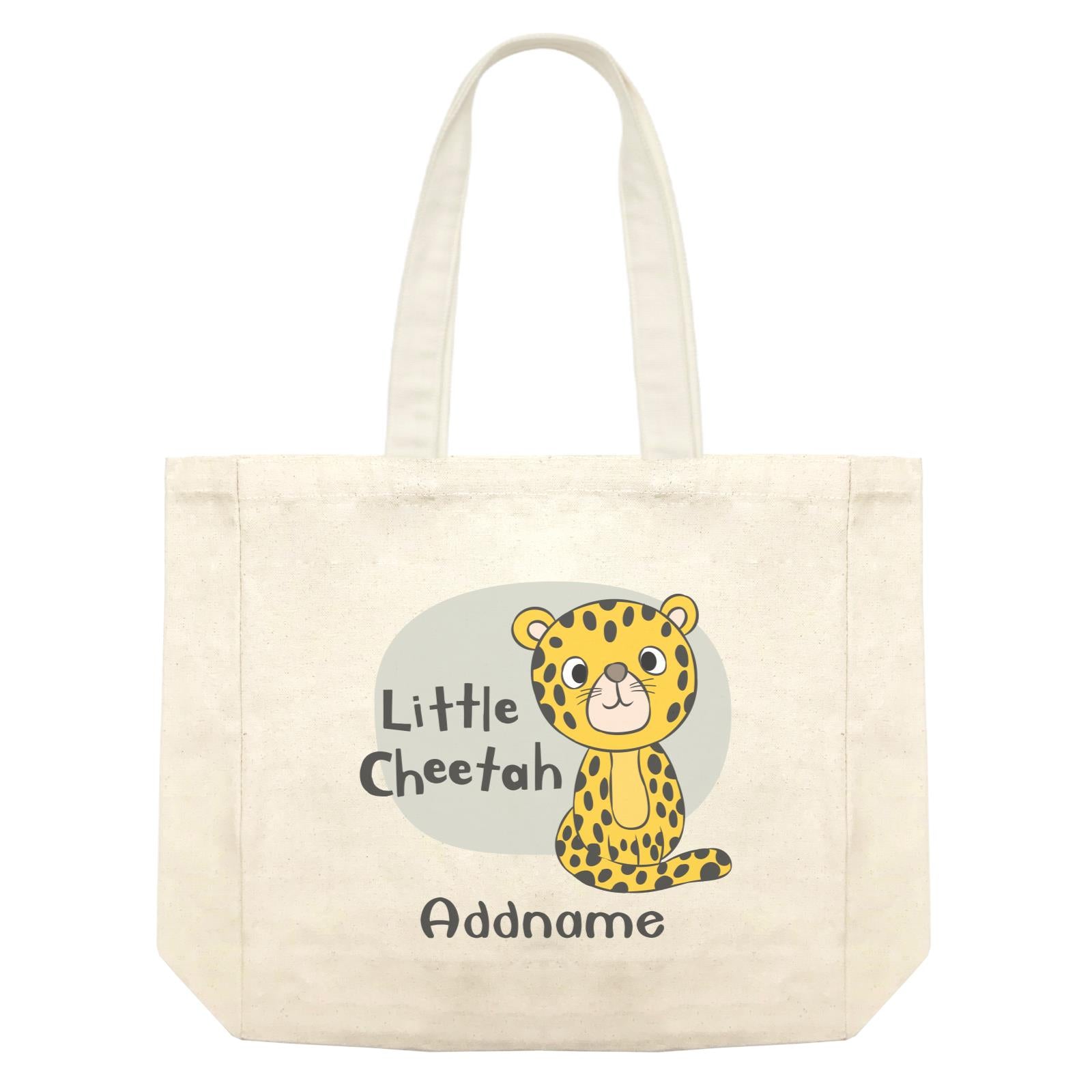 Cool Cute Animals Cheetah Little Cheetah Addname Shopping Bag