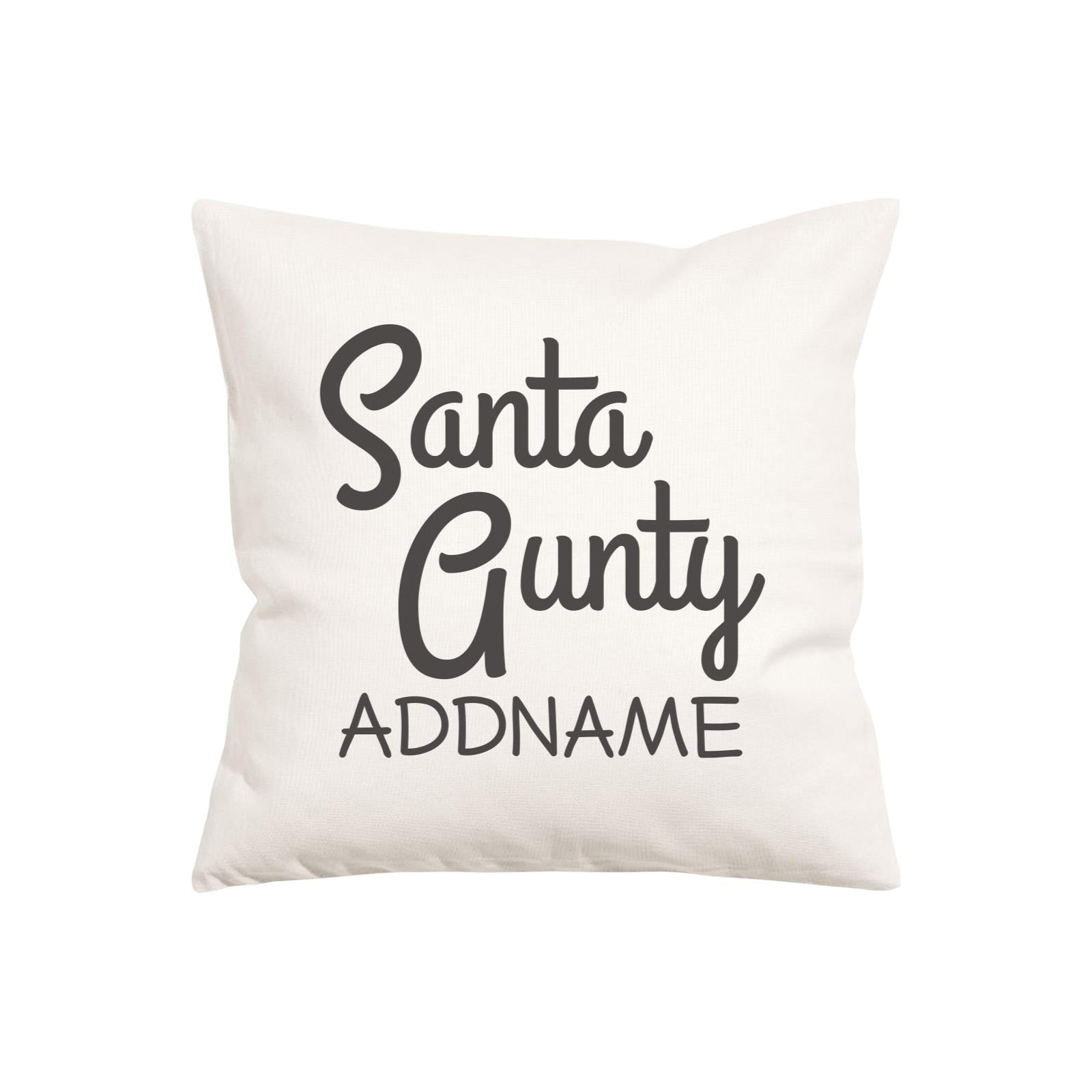 Xmas Santa Aunty Pillow Pillow Cushion