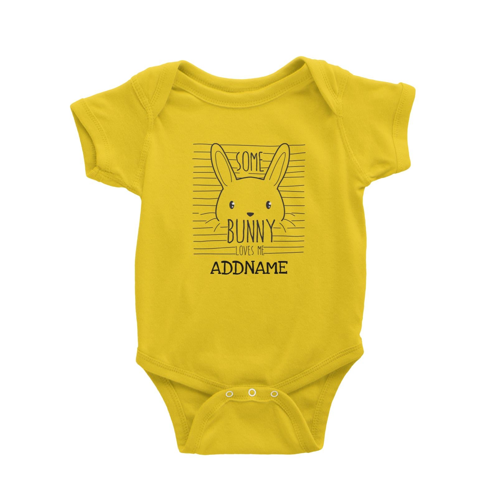 Some Bunny Loves Me Addname Baby Romper