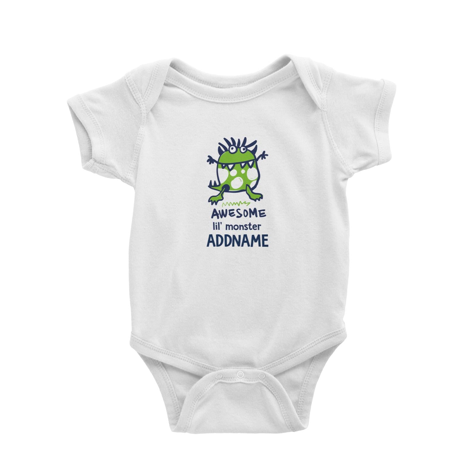 Cool Vibrant Series Awesome Lil' Monster Addname Baby Romper [SALE]