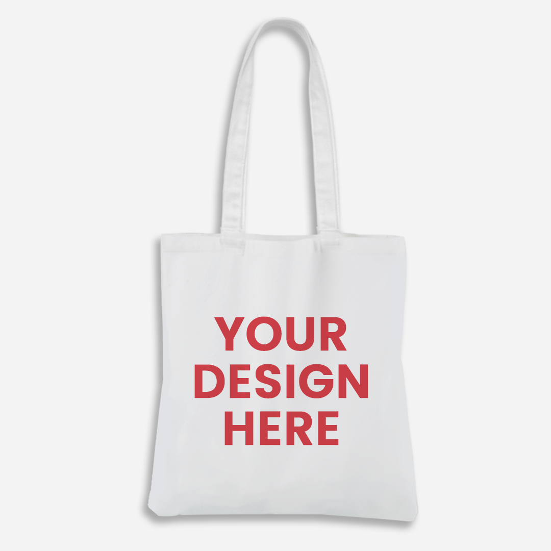 Upload Your Own - White Canvas Bag - FamsyMall