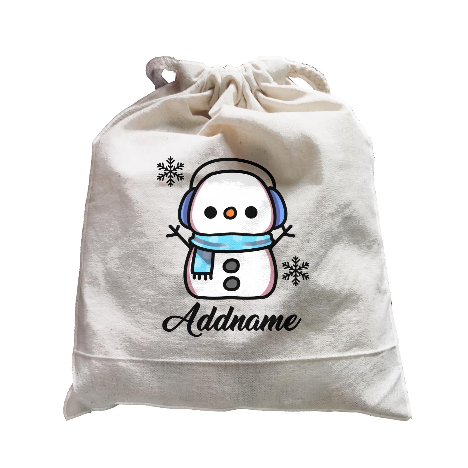 Xmas Little Boy Snowman Satchel