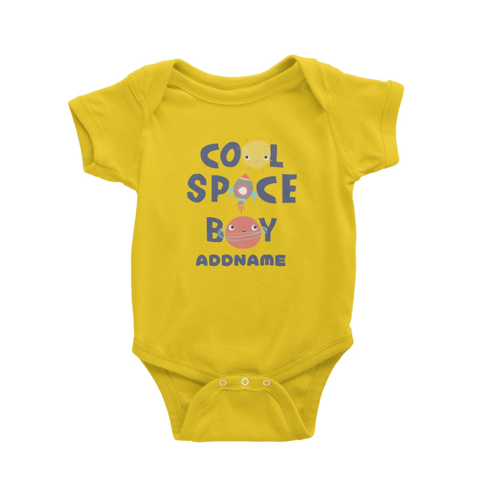 Cool Space Boy Addname Baby Romper