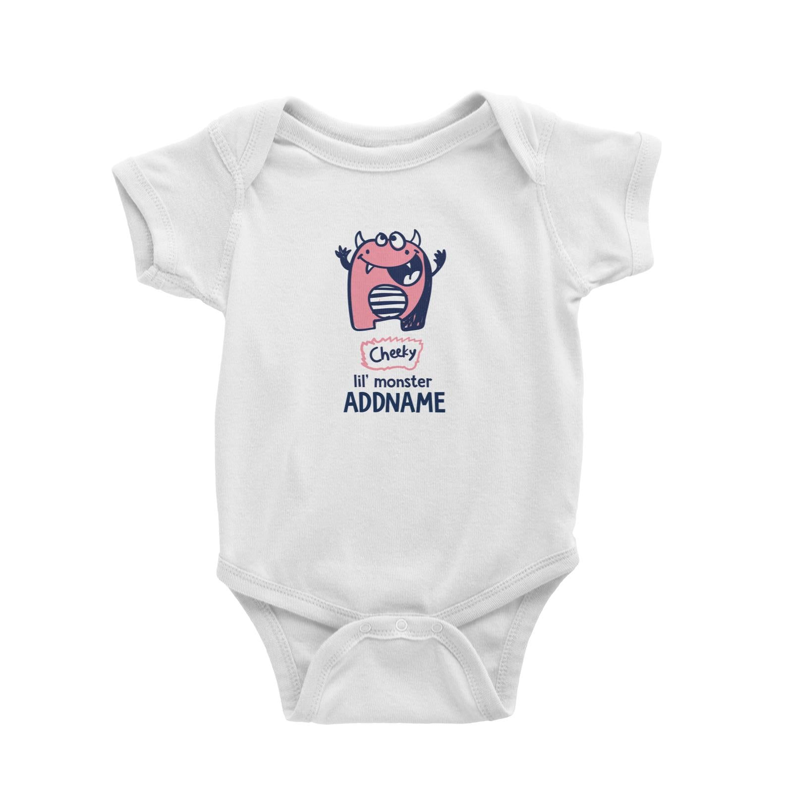 Cool Vibrant Series Cheeky Lil' Monster Addname Baby Romper