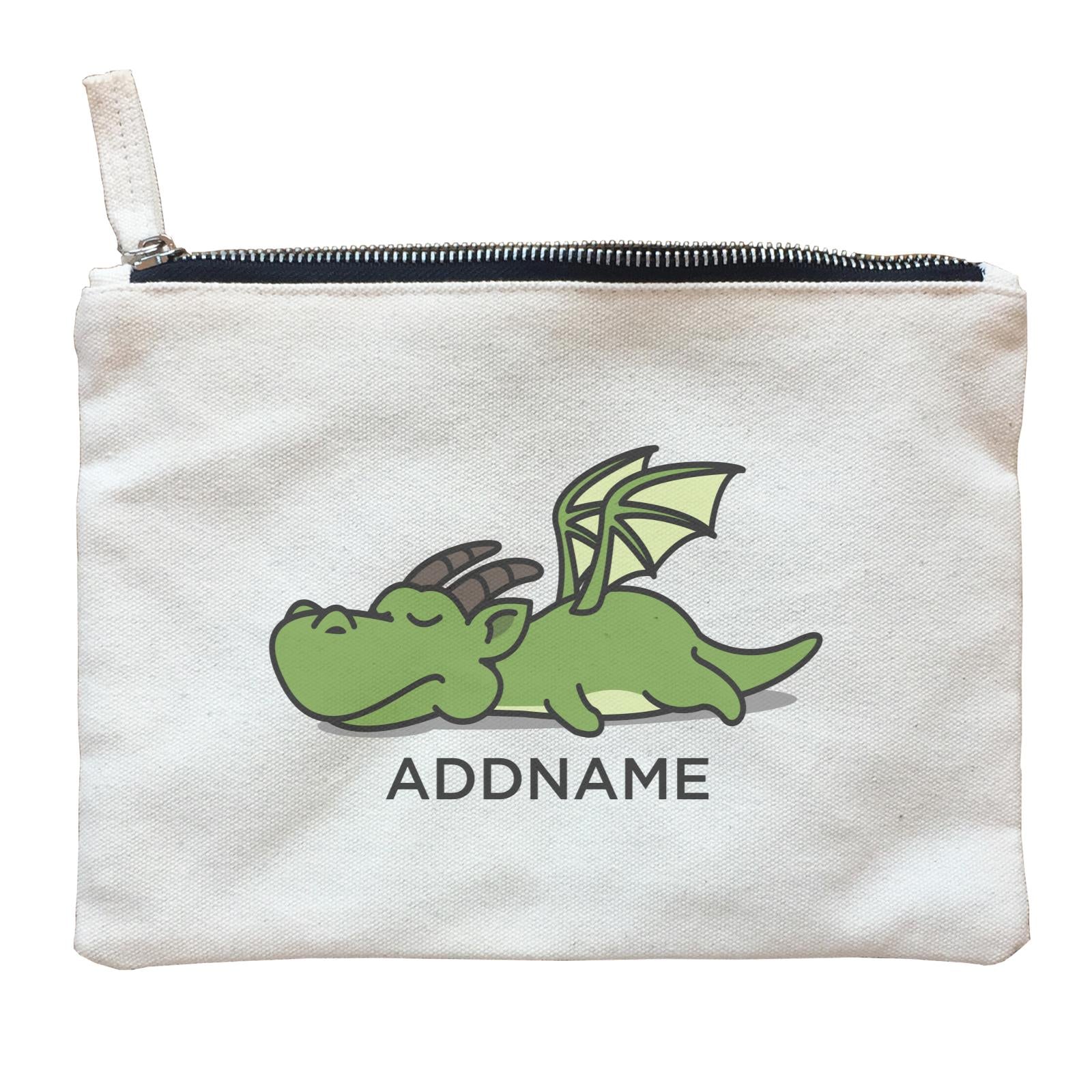 Lazy Dragon Addname Zipper Pouch