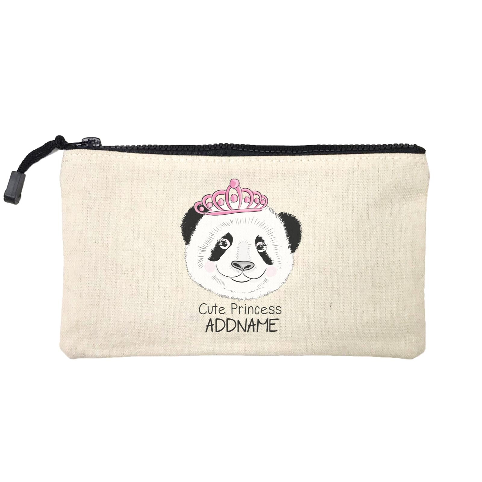 Cool Vibrant Series Cute Princess Panda Addname Mini Accessories Stationery Pouch