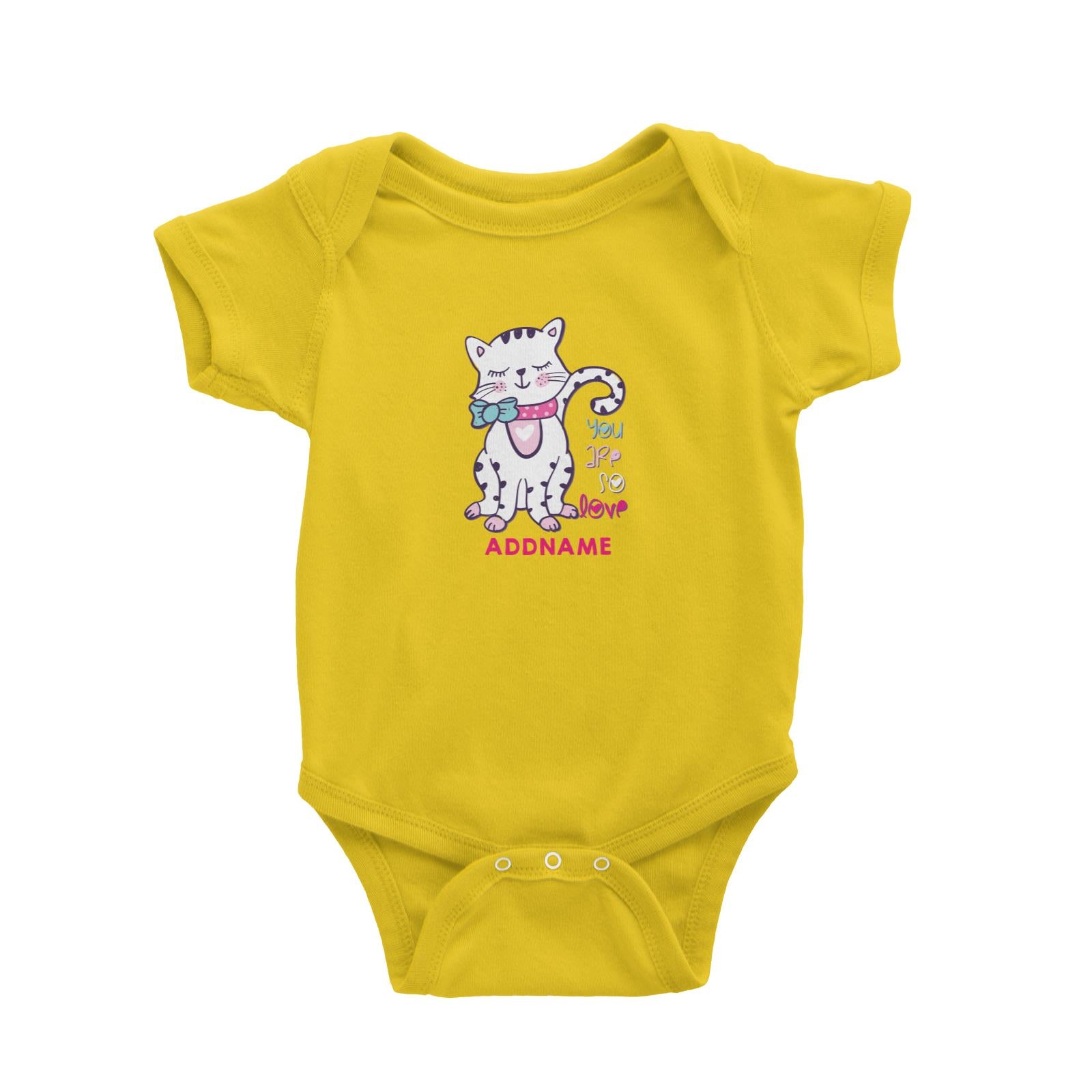 Cool Vibrant Series You Are So Love Addname Baby Romper