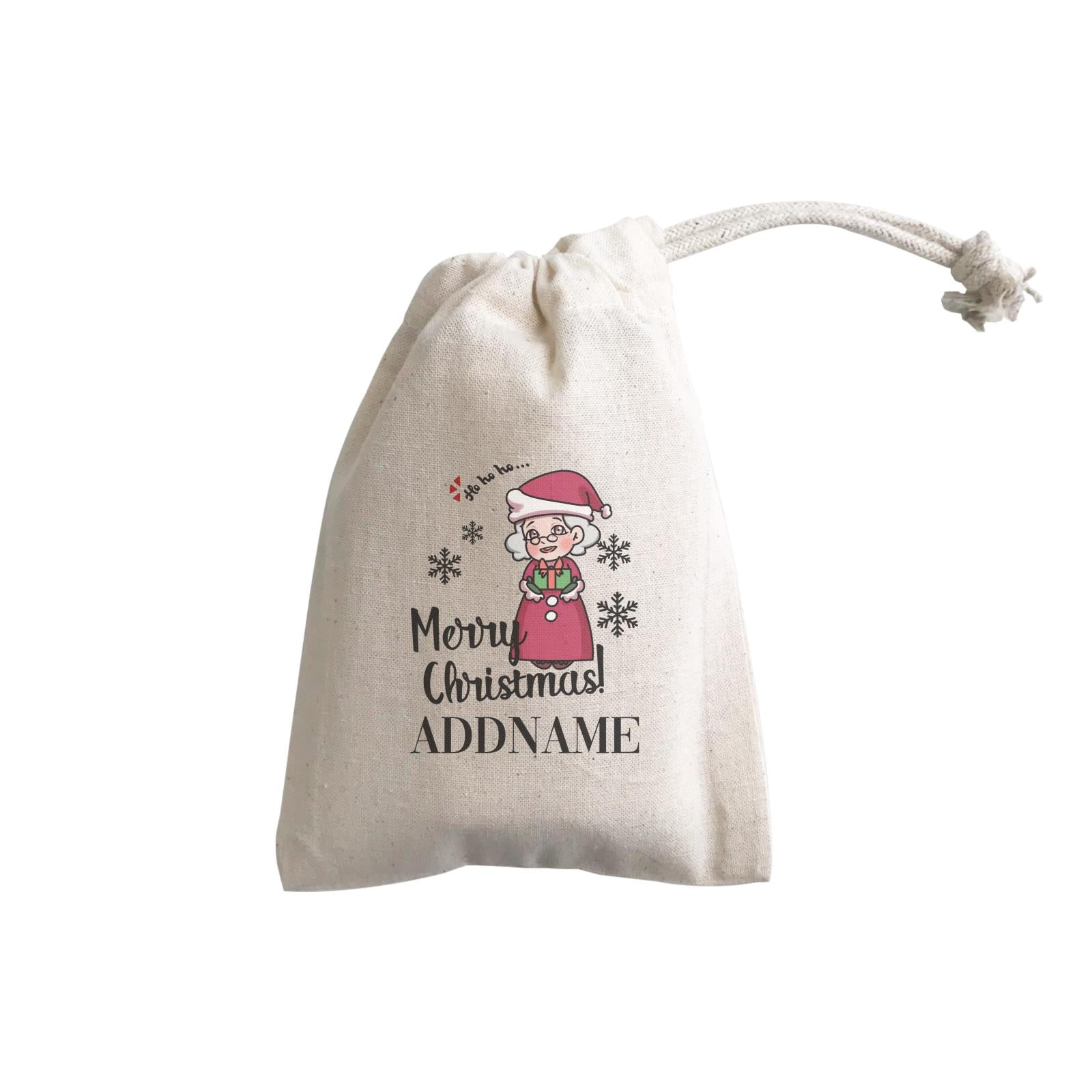 Xmas Christmas Chibi Family Santa Grandma Wishes Merry Christmas GP Gift Pouch