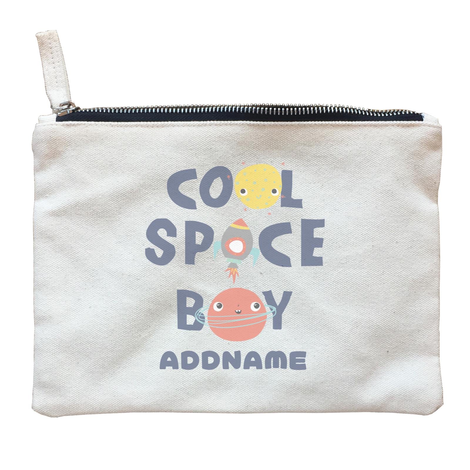 Cool Space Boy Addname Zipper Pouch