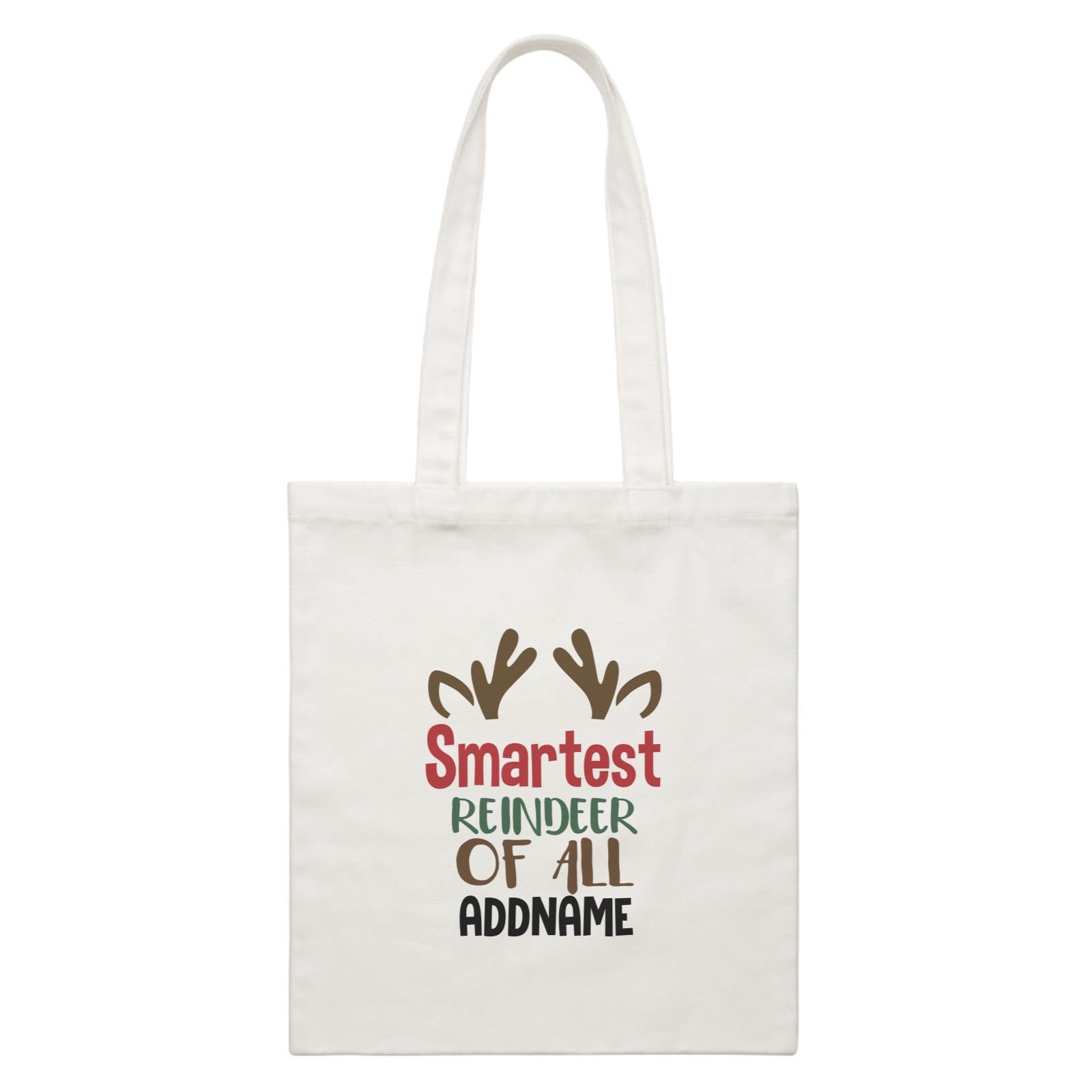 Xmas Smartest Reindeer of All Canvas Bag