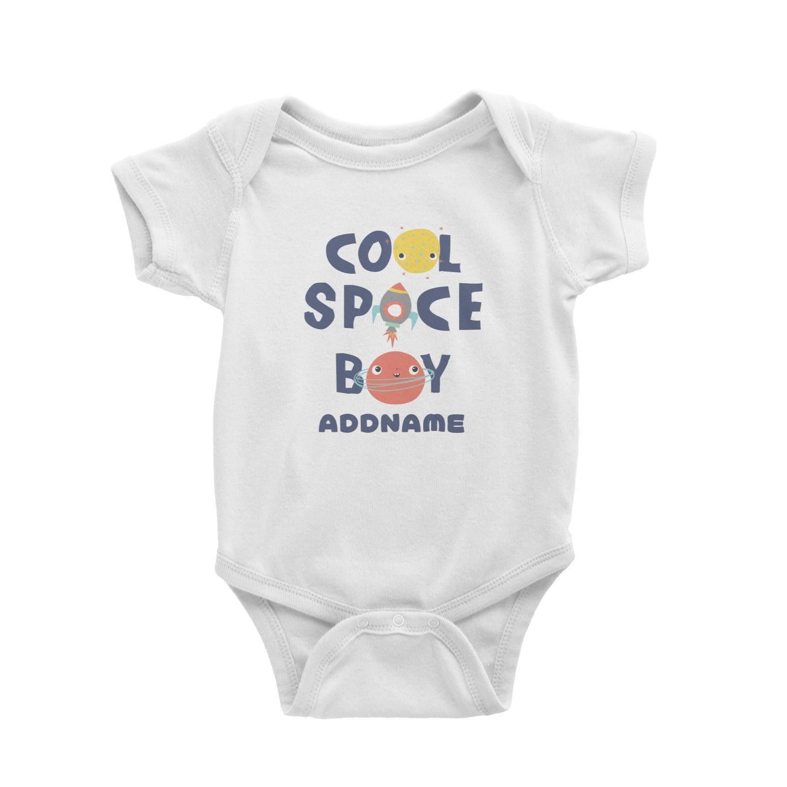 Cool Space Boy Addname Baby Romper